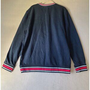 Ultra Game NBA Chicago Bulls Fleece Crewneck Sweatshirt UNISEX L Black LS NWOT